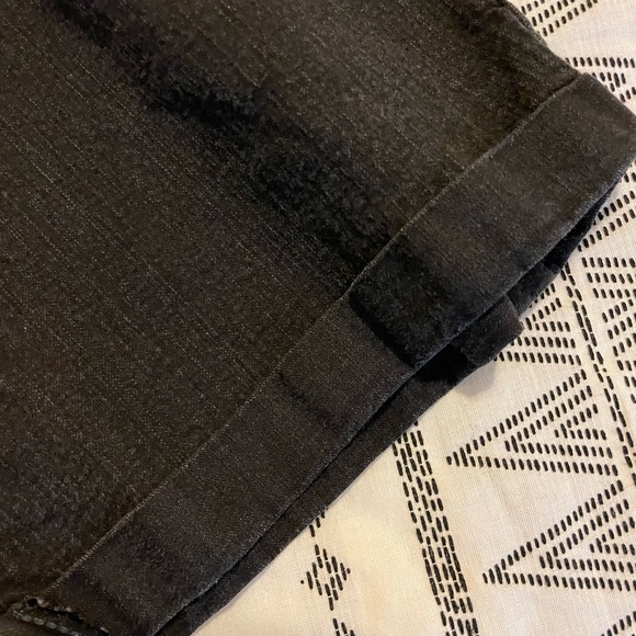 Lee Rider Capri Black Jeans Size 26w - Picture 2 of 10